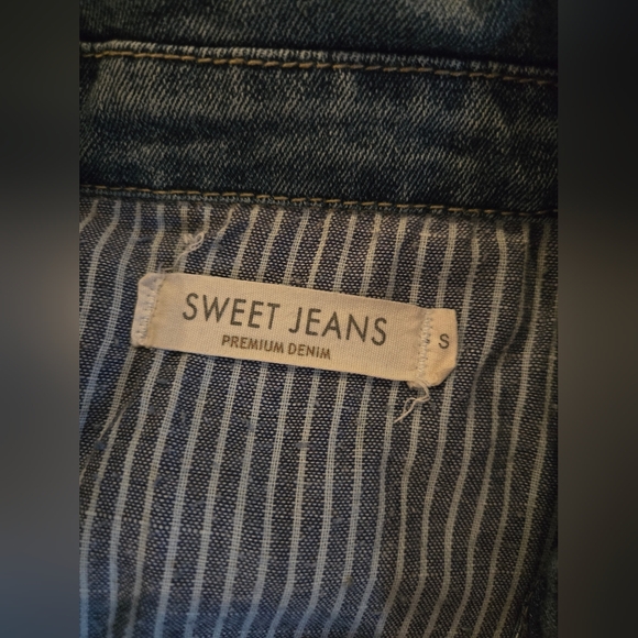 Sweet Jeans | Women's Distressed Denim Jacket - Blue, Size S - Picture 3 of 7